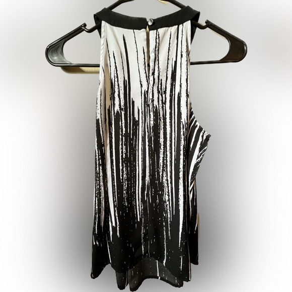 WORTHINGTON Black and White BLOUSE,  SIZE SP - Picture 2 of 3